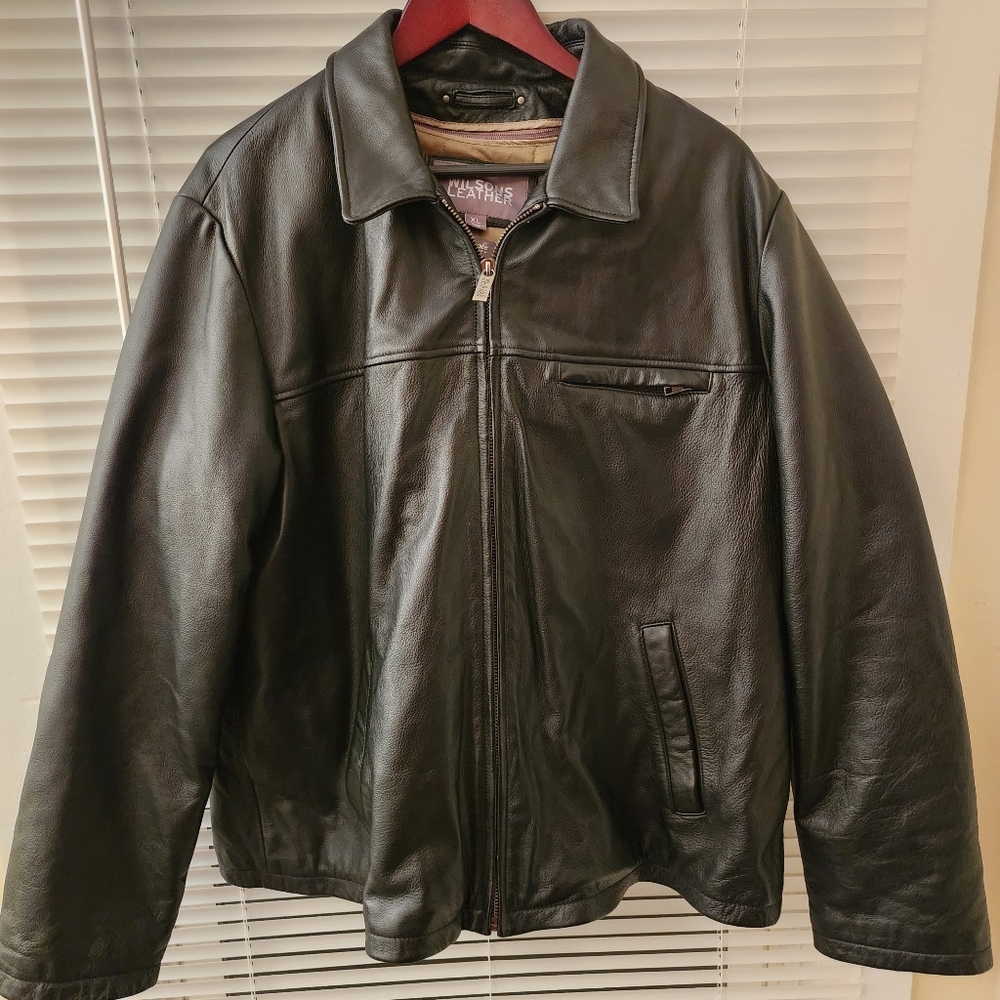 Wilson's Leather jacket, zip out thinsulate liner, man's xl